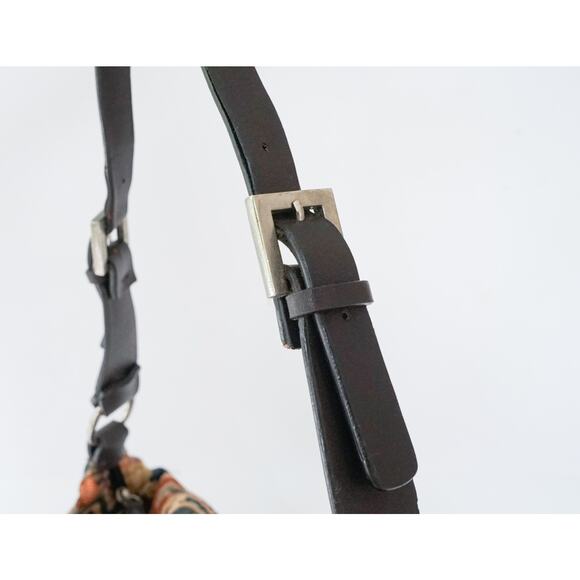 Sonoma Tapestry Carpet Aztec Hobo Shoulder Bag 12" Boho Cottagecore Whimsigoth - Picture 15 of 16